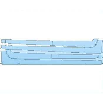 PAINT PROTECTION KIT - 2025 CHRYSLER PACIFICA TOURING L ROCKER PANELS LIMITED PINNACLE - PRECUT PPF CLEAR BRA WRAP