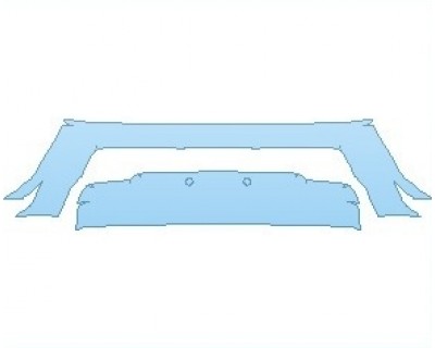 PAINT PROTECTION KIT - 2023 NISSAN TITAN PRO-4X BUMPER LOWER - PRECUT PPF CLEAR BRA WRAP