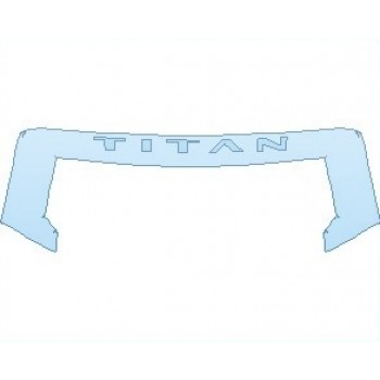 PAINT PROTECTION KIT - 2023 NISSAN TITAN PRO-4X GRILLE - PRECUT PPF CLEAR BRA WRAP
