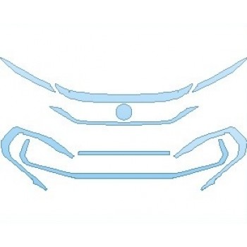 PAINT PROTECTION KIT - 2021 VOLKSWAGEN PASSAT R-LINE CHROME AND BLACK TRIM - PRECUT PPF CLEAR BRA WRAP