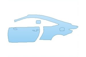 2018 LEXUS RC F 350 REAR QUARTER PANEL & DOOR LEFT SIDE