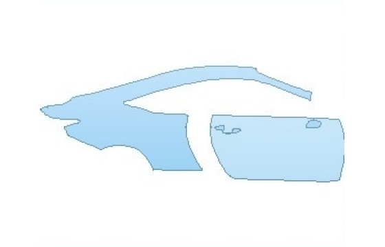 PRECUT PPF KIT - 2018 LEXUS RC F 350 REAR QUARTER PANEL & DOOR RIGHT SIDE PRECUT PPF KIT - 2018 LEXUS RC F 350 REAR QUARTER PANEL & DOOR RIGHT SIDE