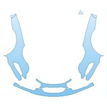 PAINT PROTECTION KIT - 2021 LOTUS EXIGE 390 SPORT FULL FRONT CLAM PART 2 - PRECUT PPF CLEAR BRA WRAP