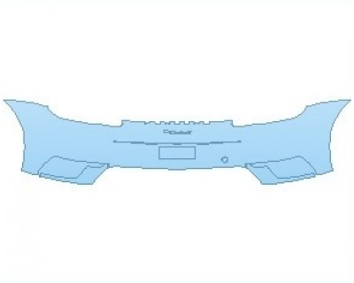 PAINT PROTECTION KIT - 2021 PORSCHE 911 TURBO S CABRIOLET REAR BUMPER WITH 911 TURBO S EMBLEM - PRECUT PPF CLEAR BRA WRAP