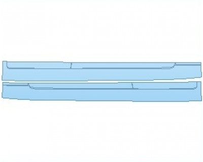 PAINT PROTECTION KIT - 2023 INFINITI Q50 RED SPORT 400 ROCKER PANELS - PRECUT PPF CLEAR BRA WRAP