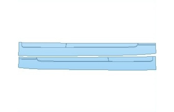 PAINT PROTECTION KIT - 2027 INFINITI Q50 SPORT ROCKER PANELS - PRECUT PPF CLEAR BRA WRAP