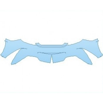 PAINT PROTECTION KIT - 2023 SUBARU BRZ LIMITED REAR BUMPER WITH SEAM - PRECUT PPF CLEAR BRA WRAP