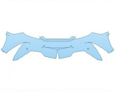 PAINT PROTECTION KIT - 2023 SUBARU BRZ LIMITED REAR BUMPER WITH SEAM & SENSORS - PRECUT PPF CLEAR BRA WRAP