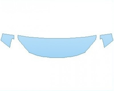 PAINT PROTECTION KIT - 2023 SUBARU BRZ LIMITED HOOD 18 INCH (NO WRAPPED EDGES) - PRECUT PPF CLEAR BRA WRAP