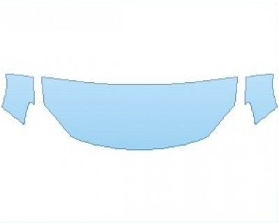PAINT PROTECTION KIT - 2023 SUBARU BRZ LIMITED HOOD (NO WRAPPED EDGES) - PRECUT PPF CLEAR BRA WRAP