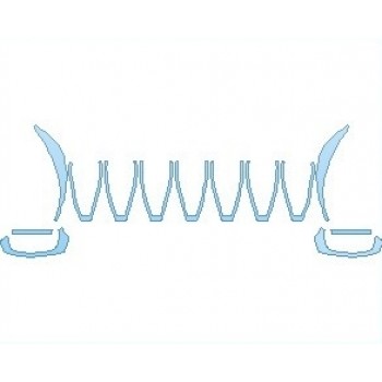 Precut PPF Kit – Clear Bra Paint Protection Film PAINT PROTECTION KIT - 2024 JEEP WRANGLER (JL) RUBICON 4 DOOR GRILLE & BUMPER TRIM - PRECUT PPF CLEAR BRA WRAP