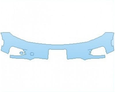 PAINT PROTECTION KIT - 2020 VOLKSWAGEN TIGUAN LIMITED BUMPER KIT WITH LICENSE PLATE BRACKET - PRECUT PPF CLEAR BRA WRAP