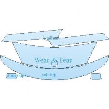 PAINT PROTECTION KIT - 2022 LOTUS EVORA GT430 COMMON WEAR AREA KIT - PRECUT PPF CLEAR BRA WRAP