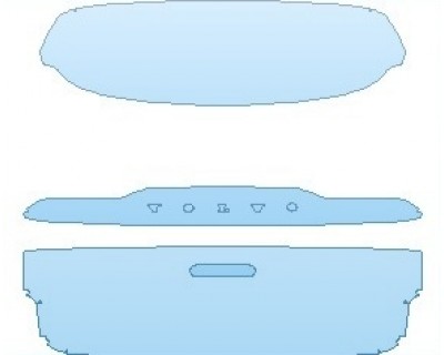 PAINT PROTECTION KIT - 2019 VOLVO XC90 HYBRID R DESIGN REAR HATCH - PRECUT PPF CLEAR BRA WRAP