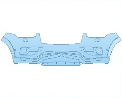 PAINT PROTECTION KIT - 2019 VOLVO XC90 HYBRID R DESIGN BUMPER KIT WITH WASHERS & SENSORS - PRECUT PPF CLEAR BRA WRAP