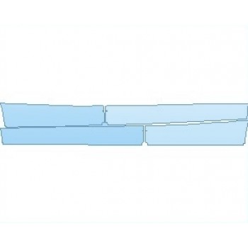 2020 BMW X2 M35I LOWER DOORS - PRECUT PPF CLEAR BRA WRAP