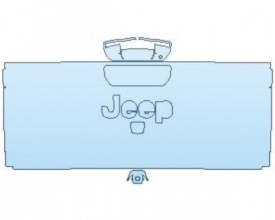 PAINT PROTECTION KIT - 2021 JEEP GLADIATOR HIGH ALTITUDE TAIL GATE - PRECUT PPF CLEAR BRA WRAP
