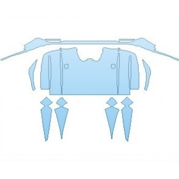 PAINT PROTECTION KIT - 2021 ALFA ROMEO GIULIA GTA M REAR DIFFUSER - PRECUT PPF CLEAR BRA WRAP