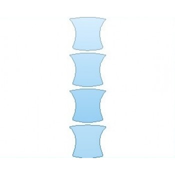 PAINT PROTECTION KIT - 2021 KIA SELTOS LX DOOR CUPS - PRECUT PPF CLEAR BRA WRAP