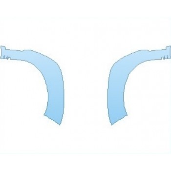 PAINT PROTECTION KIT - 2021 HYUNDAI KONA ELECTRIC LIMITED FENDER FLARES SATIN FINISH - PRECUT PPF CLEAR BRA WRAP