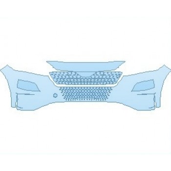 PAINT PROTECTION KIT - 2021 HYUNDAI KONA ELECTRIC ULTIMATE BUMPER - PRECUT PPF CLEAR BRA WRAP