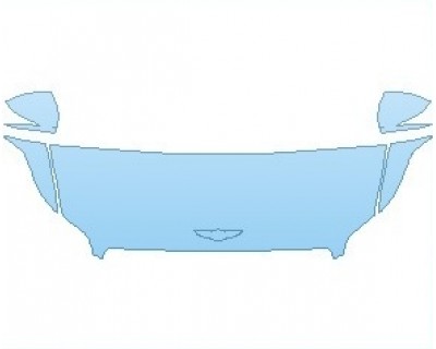 PAINT PROTECTION KIT - 2025 GENESIS GV70 2.5T AWD STANDARD HOOD (NO WRAPPED EDGES) - PRECUT PPF CLEAR BRA WRAP