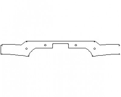 2021 GMC SIERRA 1500 ELEVATION LOWER BUMPER WITH SENSORS AND LICENSE PLATE VERIFY IF PAINTED OR CHROME
