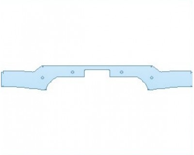 2023 GMC SIERRA 1500 SIERRA LOWER BUMPER WITH SENSORS & LICENSE PLATE VERIFY IF PAINTED OR CHROME