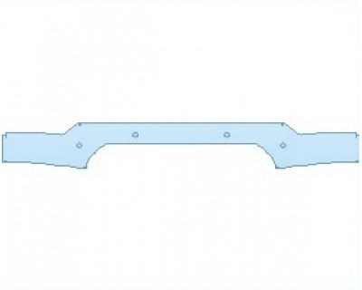PAINT PROTECTION KIT - 2023 GMC SIERRA 1500 ELEVATION LOWER BUMPER WITH SENSORS VERIFY IF PAINTED OR CHROME - PRECUT PPF CLEAR BRA WRAP
