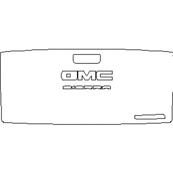 2021 GMC SIERRA 1500 SLE TAILGATE WITH ELEVATION EMBLEM