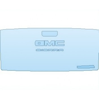 PAINT PROTECTION KIT - 2024 GMC SIERRA 1500 ELEVATION TAILGATE WITH ELEVATION EMBLEM - PRECUT PPF CLEAR BRA WRAP