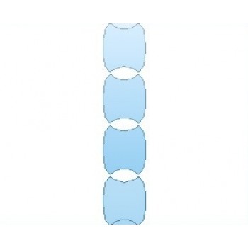 PAINT PROTECTION KIT - 2023 GMC SIERRA 1500 SLE DOOR CUPS IN CUP DESIGN - PRECUT PPF CLEAR BRA WRAP
