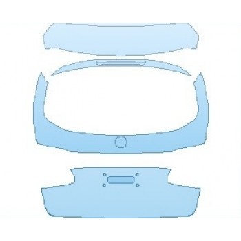 PAINT PROTECTION KIT - 2021 MERCEDES GLC CLASS AMG GLC 43 SUV REAR HATCH - PRECUT PPF CLEAR BRA WRAP