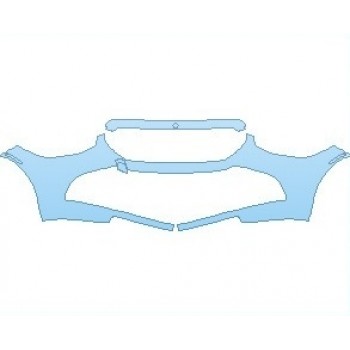 PAINT PROTECTION KIT - 2022 MERCEDES S CLASS 580 EXECUTIVE LINE SEDAN BUMPER - PRECUT PPF CLEAR BRA WRAP