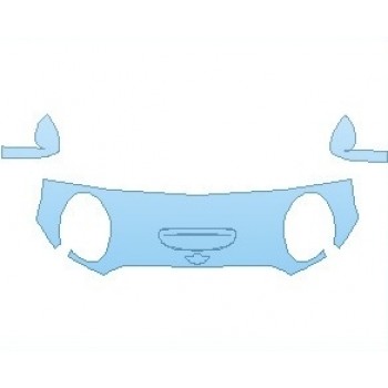 PAINT PROTECTION KIT - 2019 MINI CLUBMAN COOPER S  HOOD NO WRAPPED EDGES - PRECUT PPF CLEAR BRA WRAP