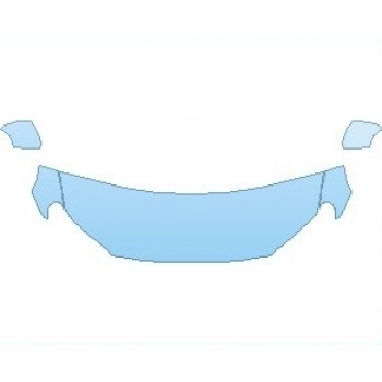 PAINT PROTECTION KIT - 2023 VOLVO XC70 T5 HOOD (NO WRAPPED EDGES) - PRECUT PPF CLEAR BRA WRAP