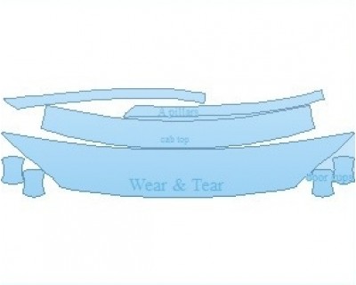 PAINT PROTECTION KIT - 2023 VOLVO XC70 3.2 COMMON WEAR AREA KIT - PRECUT PPF CLEAR BRA WRAP