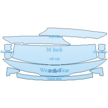 PAINT PROTECTION KIT - 2023 KIA CARNIVAL MPV SX PRESTIGE COMMON WEAR AREA KIT - PRECUT PPF CLEAR BRA WRAP