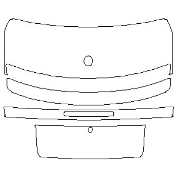2023 FORD MUSTANG ECOBOOST CONVERTIBLE REAR DECK LID