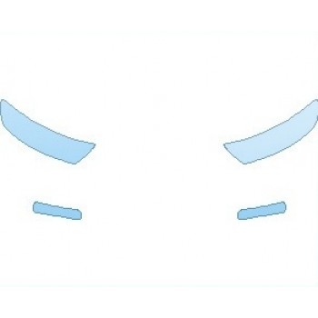 PAINT PROTECTION KIT - 2024 FORD EXPLORER XLT LIGHTS - PRECUT PPF CLEAR BRA WRAP