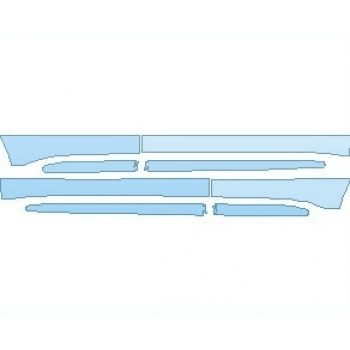 PAINT PROTECTION KIT - 2024 FORD EXPLORER XLT ROCKER PANELS - PRECUT PPF CLEAR BRA WRAP