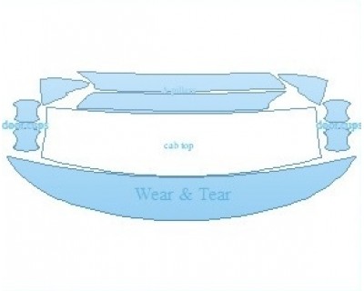 PAINT PROTECTION KIT - 2024 FORD EXPLORER XLT COMMON WEAR AREA KIT - PRECUT PPF CLEAR BRA WRAP