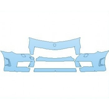 Precut PPF Kit – Clear Bra Paint Protection Film PAINT PROTECTION KIT - 2019 MERCEDES SLK CLASS SPORT BUMPER KIT WITH WASHERS - PRECUT PPF CLEAR BRA WRAP