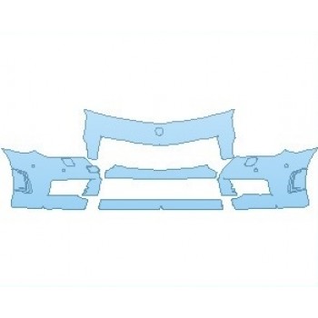 PAINT PROTECTION KIT - 2019 MERCEDES SLK CLASS SPORT BUMPER KIT WITH WASHERS & SENSORS - PRECUT PPF CLEAR BRA WRAP