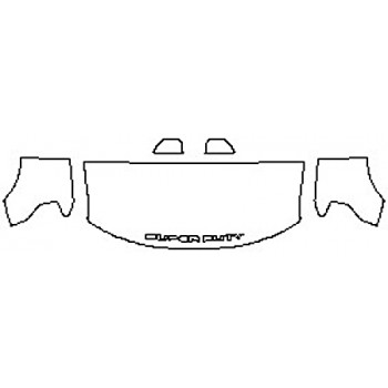 2018 FORD F-250 SUPER DUTY XL Hood(30 Inch Wrapped Edges) Fenders Mirrors