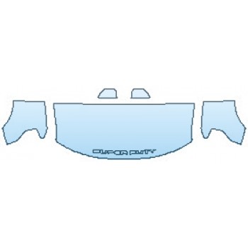 2022 FORD F-250/350 SUPER DUTY XL Hood(30 Inch Wrapped Edges) Fenders Mirrors
