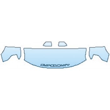 PAINT PROTECTION KIT - 2022 FORD F-250/350 SUPER DUTY XLT Hood(24 Inch) Fenders Mirrors - PRECUT PPF CLEAR BRA WRAP