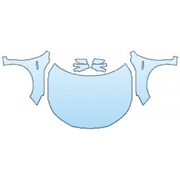 PAINT PROTECTION KIT - 2017 HONDA ACCORD HYBRID EX-L FULL HOOD FENDERS MIRRORS - PRECUT PPF CLEAR BRA WRAP