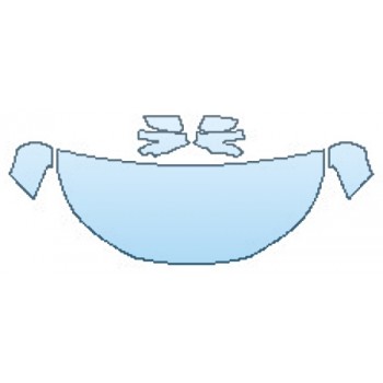 PAINT PROTECTION KIT - 2017 HONDA ACCORD HYBRID EX-L HOOD(30 INCH) FENDERS MIRRORS - PRECUT PPF CLEAR BRA WRAP