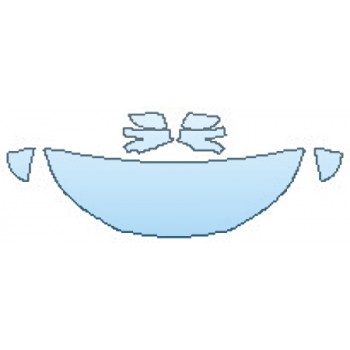 Precut PPF Kit – Clear Bra Paint Protection Film PAINT PROTECTION KIT - 2017 HONDA ACCORD HYBRID EX-L HOOD(24 INCH WRAPPED EDGES) FENDERS MIRRORS - PRECUT PPF CLEAR BRA WRAP